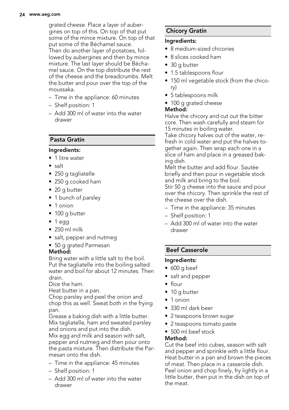 AEG KS8100001M User Manual | Page 24 / 28