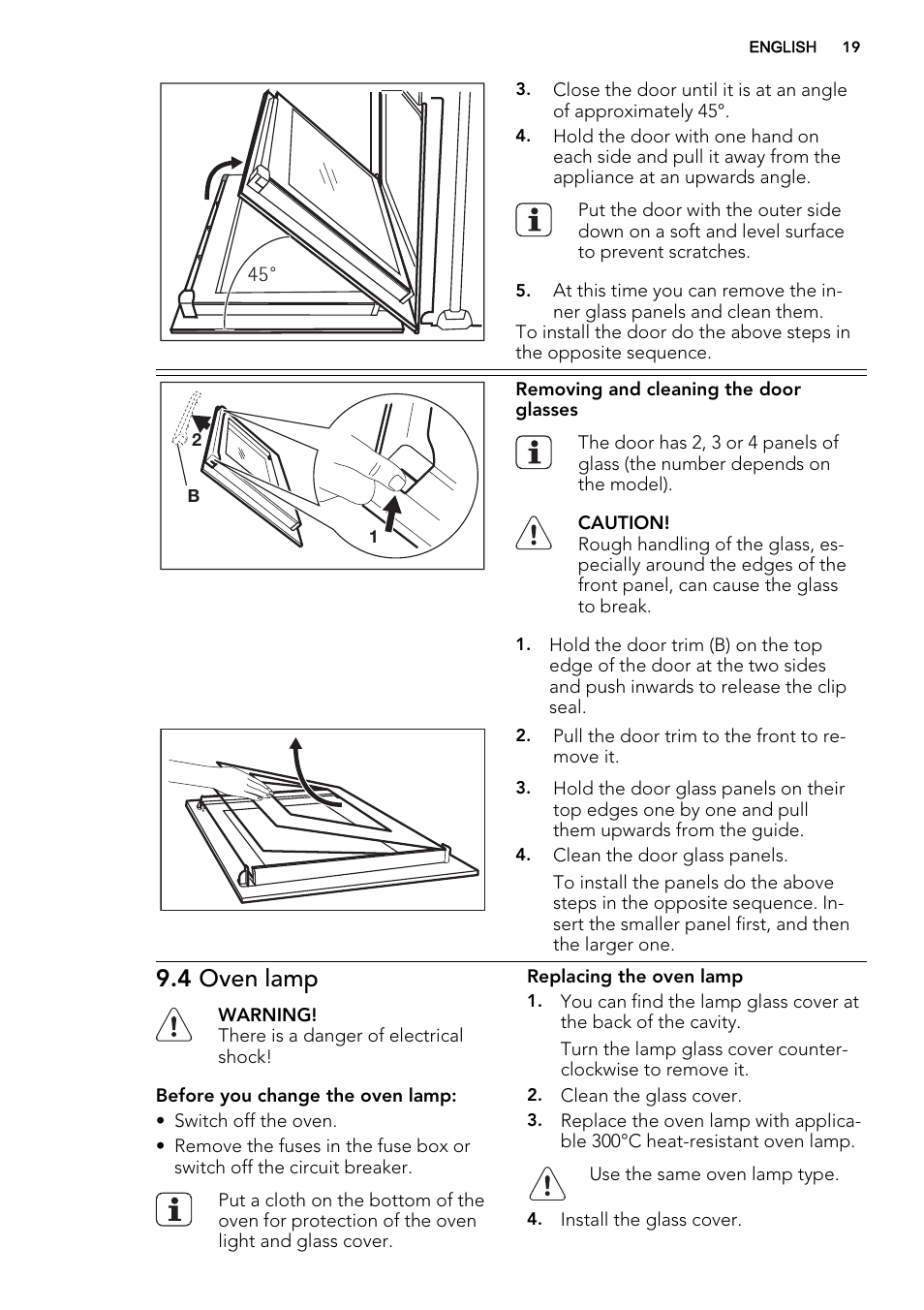 4 oven lamp | AEG NC4003000M User Manual | Page 19 / 28