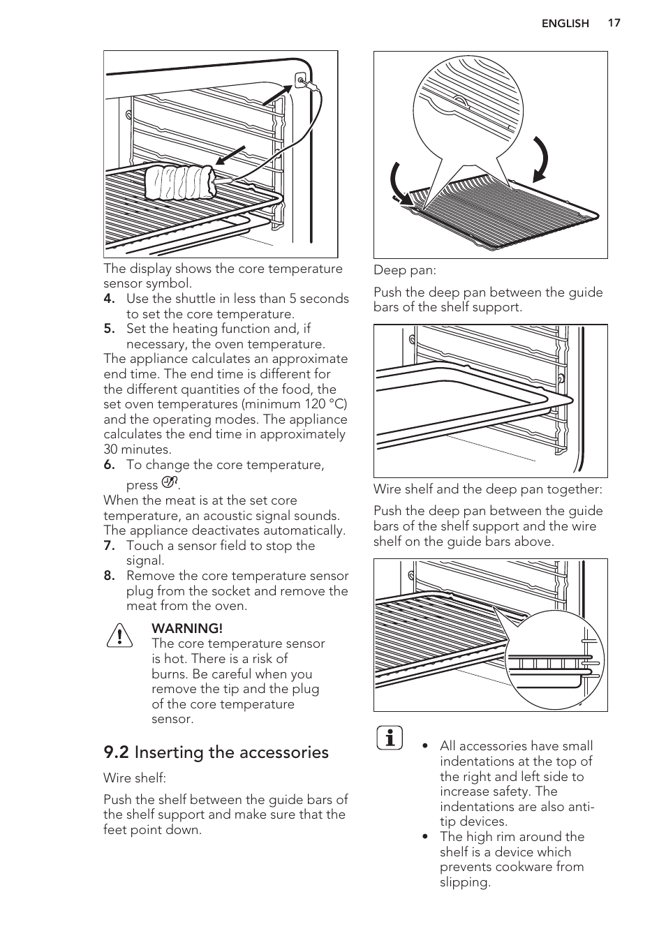 2 inserting the accessories | AEG DC7003000M User Manual | Page 17 / 48