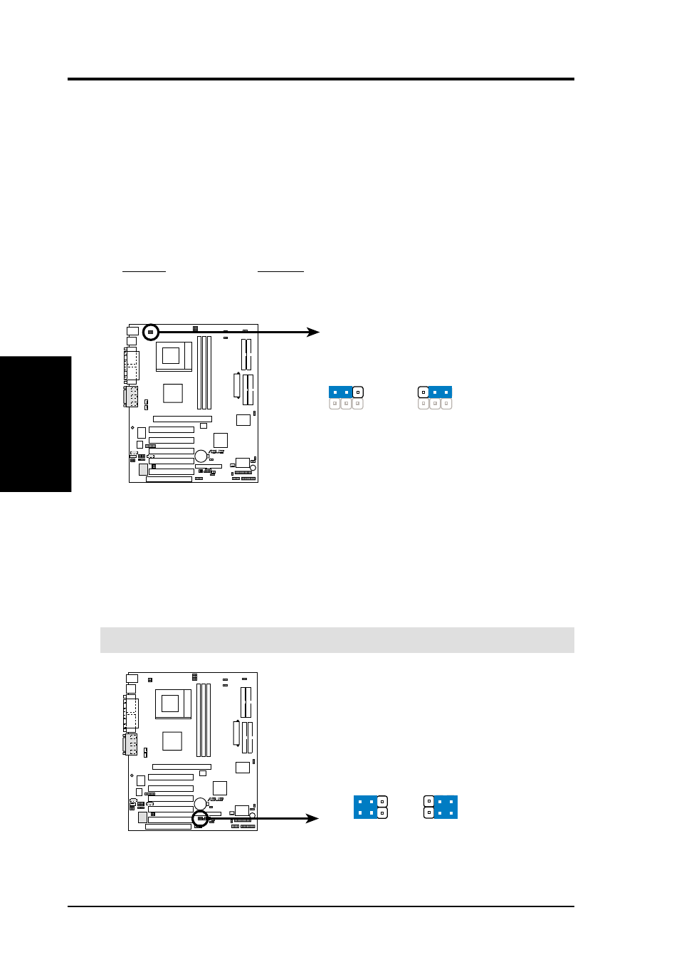 Hardware setup, H/w setup motherboard settings | Asus A7V266-EX User Manual | Page 22 / 116