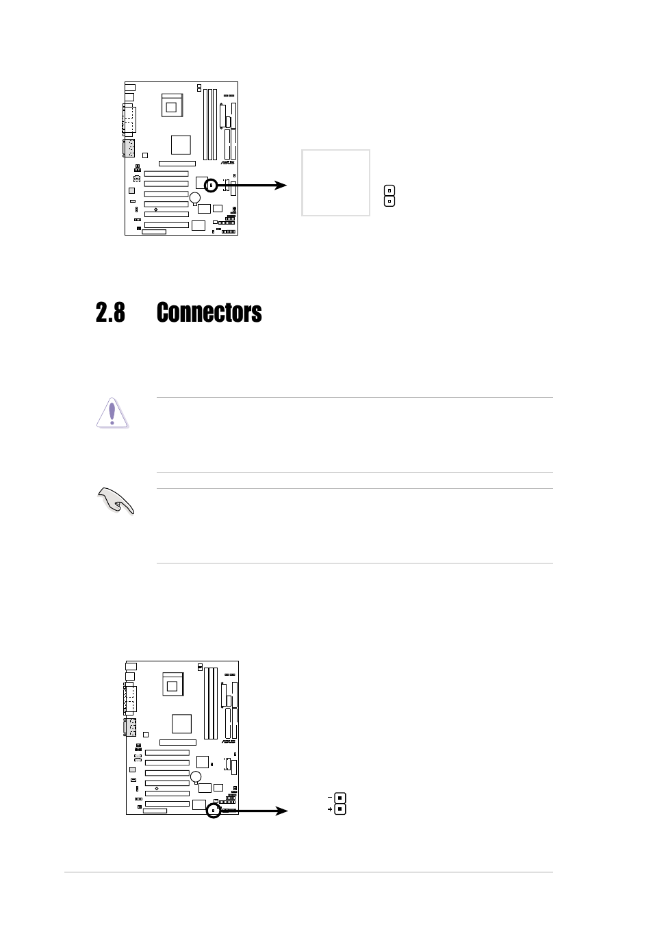 8 connectors | Asus P4B User Manual | Page 46 / 128