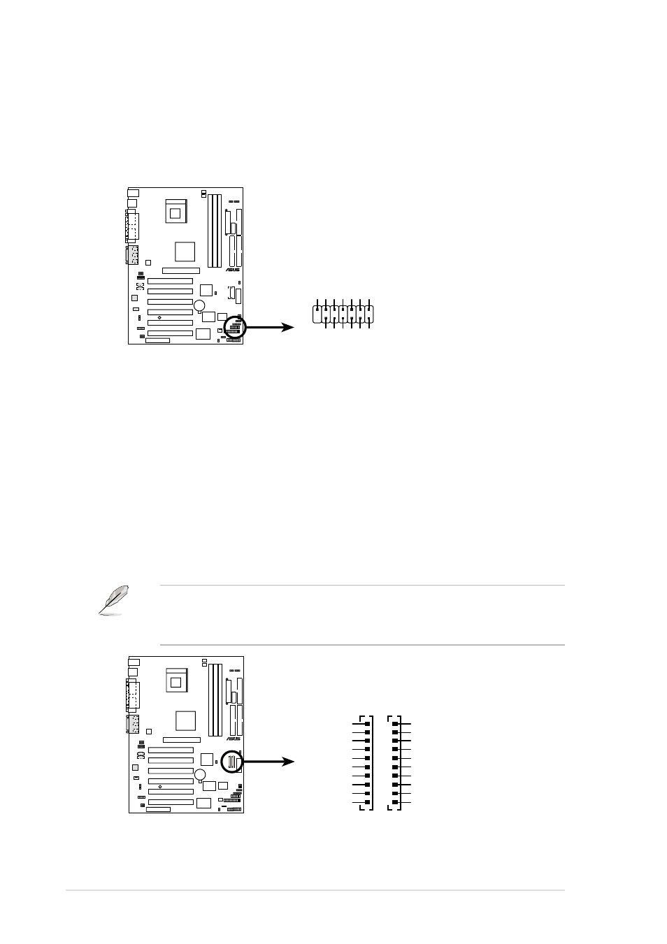 P4b sd ms connectors, P4b smartcard smartcon | Asus P4B User Manual | Page 54 / 128