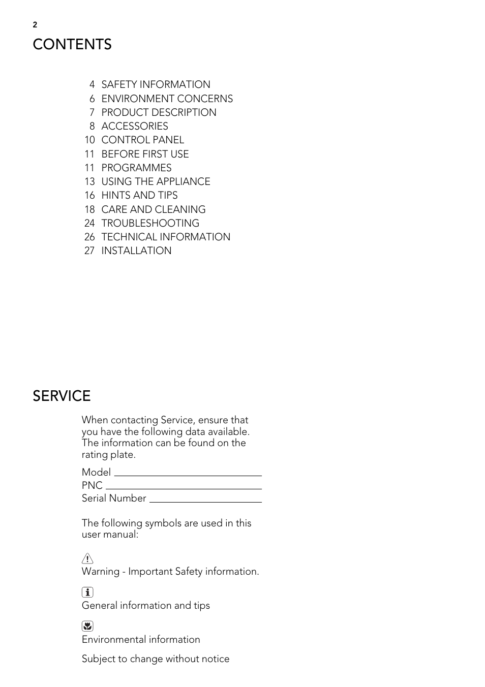 AEG T86580IH User Manual | Page 2 / 32