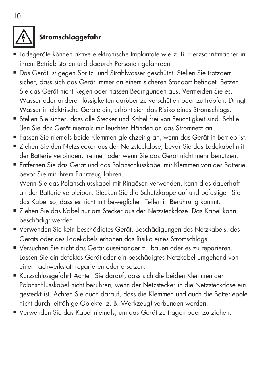 AEG CHARGING UNIT LM 1.5 User Manual | Page 10 / 124