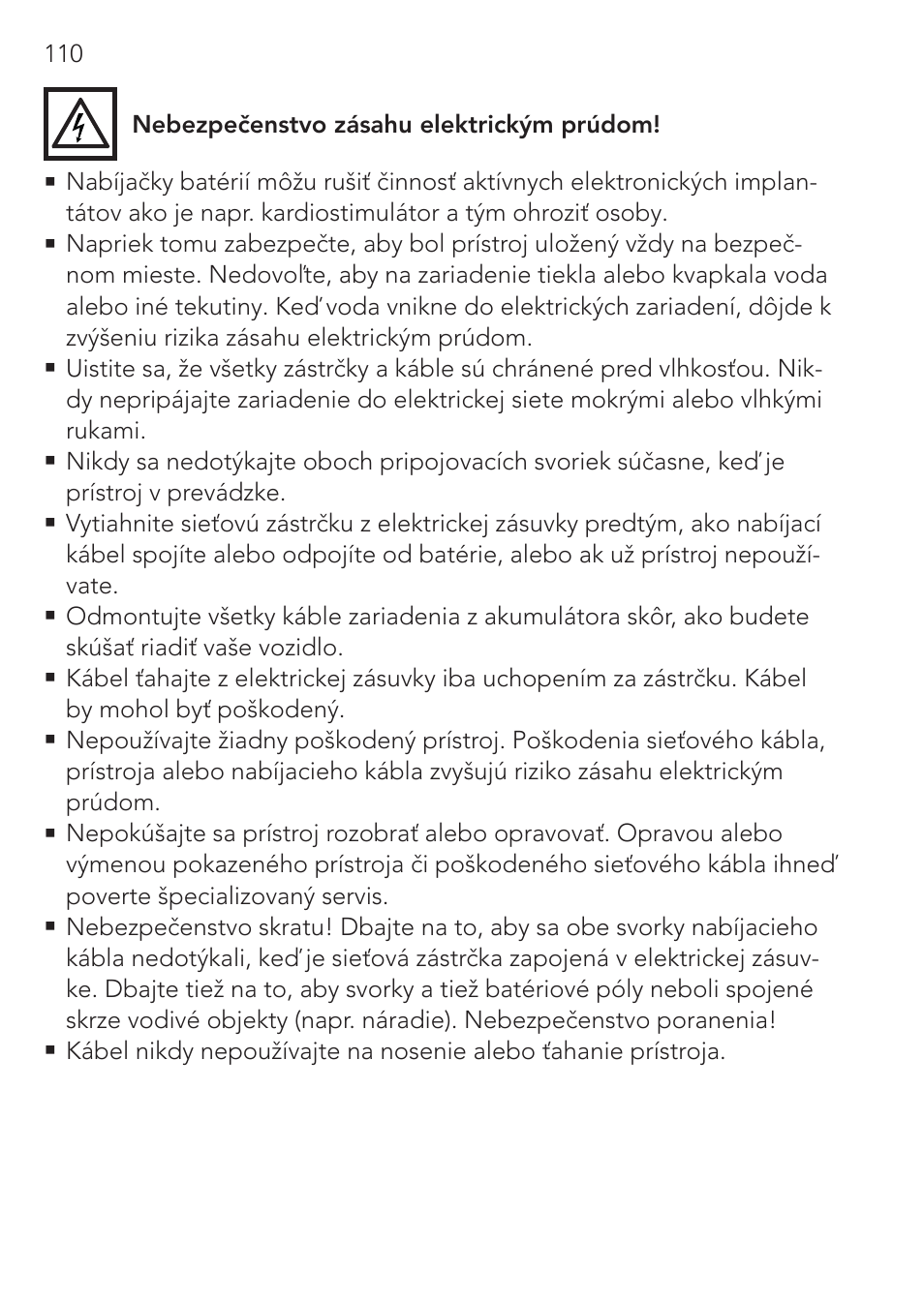 AEG CHARGING UNIT LM 1.5 User Manual | Page 110 / 124