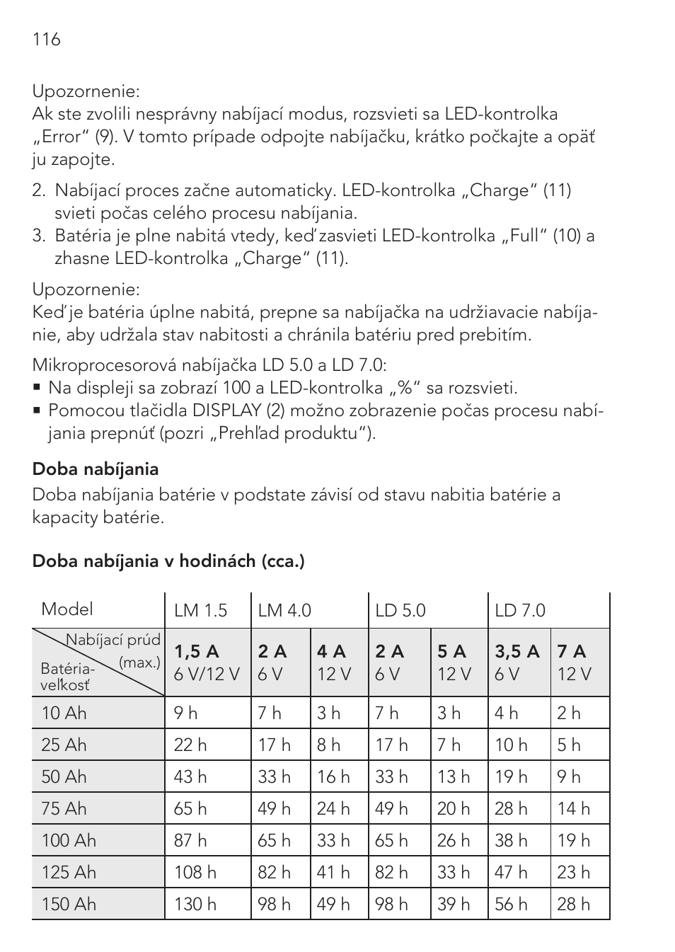 AEG CHARGING UNIT LM 1.5 User Manual | Page 116 / 124