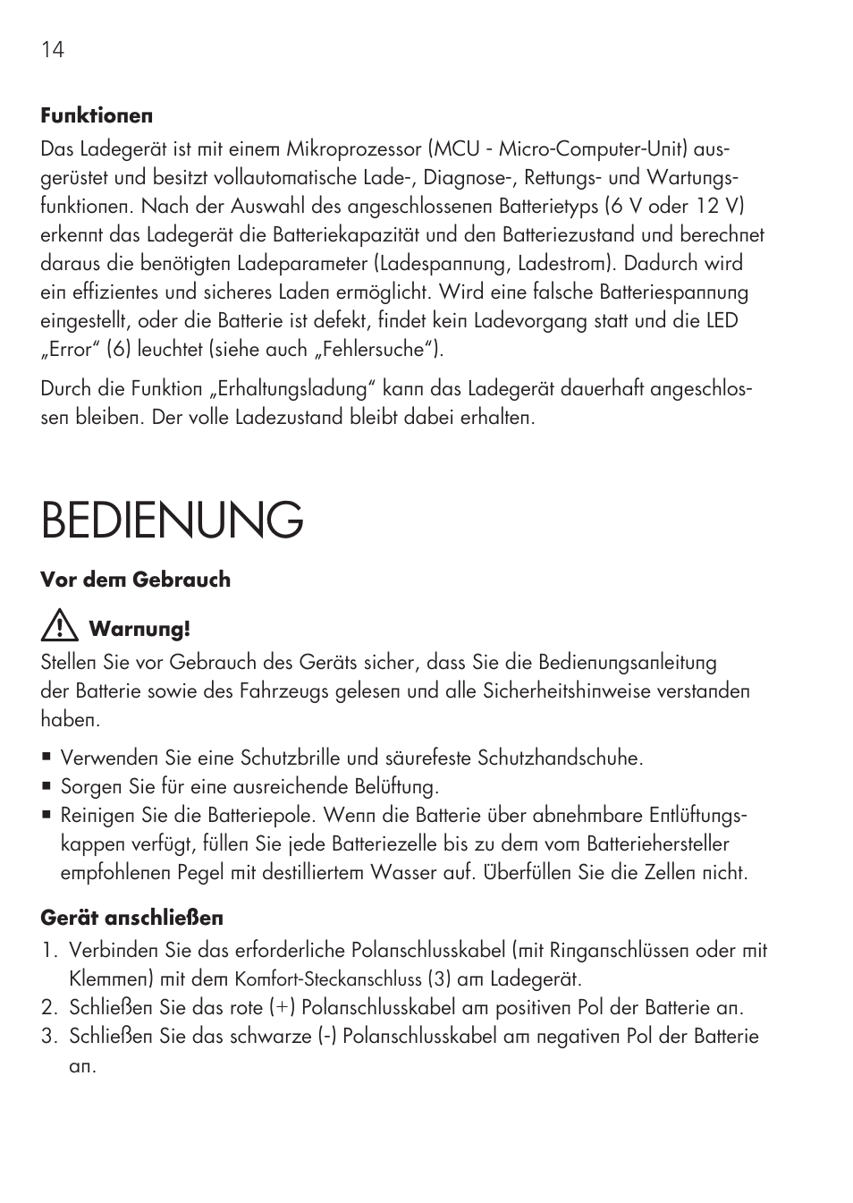 Bedienung | AEG CHARGING UNIT LM 1.5 User Manual | Page 14 / 124