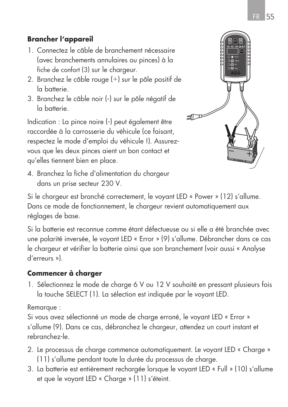 Fiche de confort (3) | AEG CHARGING UNIT LM 1.5 User Manual | Page 55 / 124