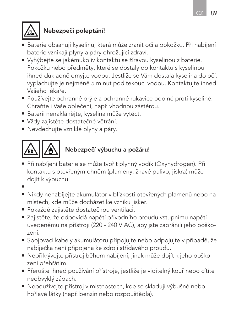 AEG CHARGING UNIT LM 1.5 User Manual | Page 89 / 124