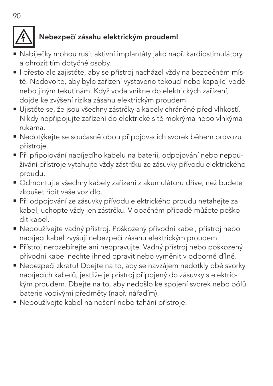 AEG CHARGING UNIT LM 1.5 User Manual | Page 90 / 124