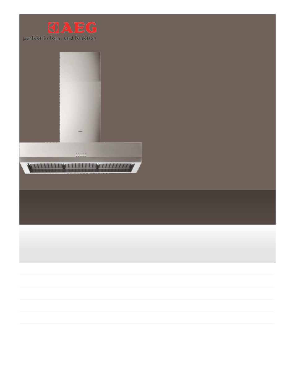 AEG DI9814-M User Manual | 1 page