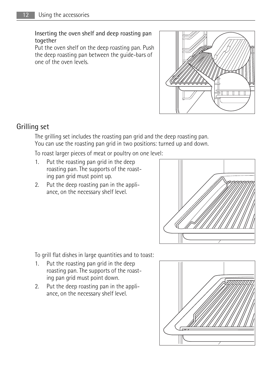 Grilling set | AEG DE4003020M User Manual | Page 12 / 28