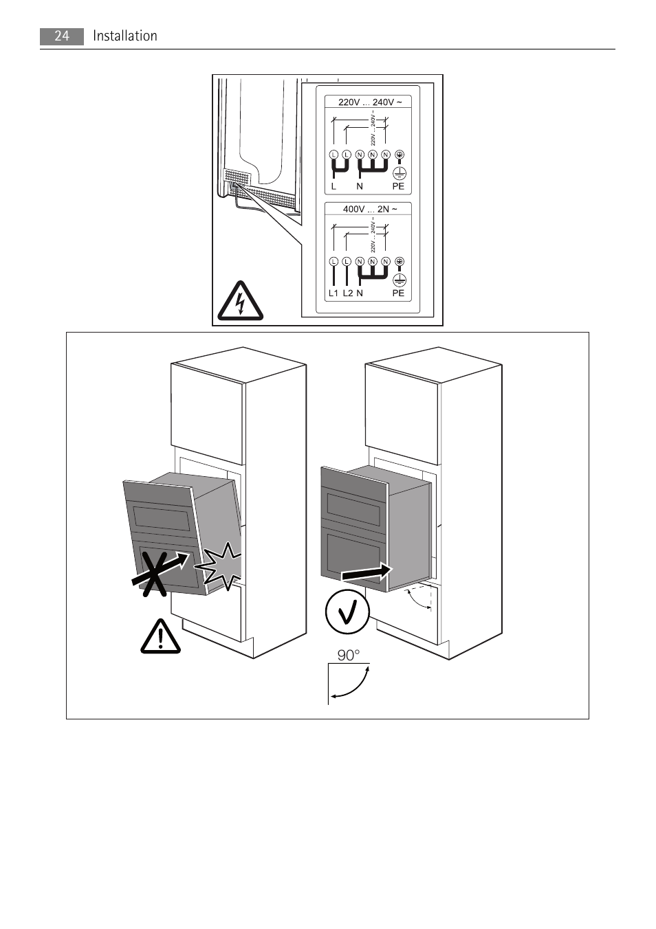 AEG DE4003020M User Manual | Page 24 / 28