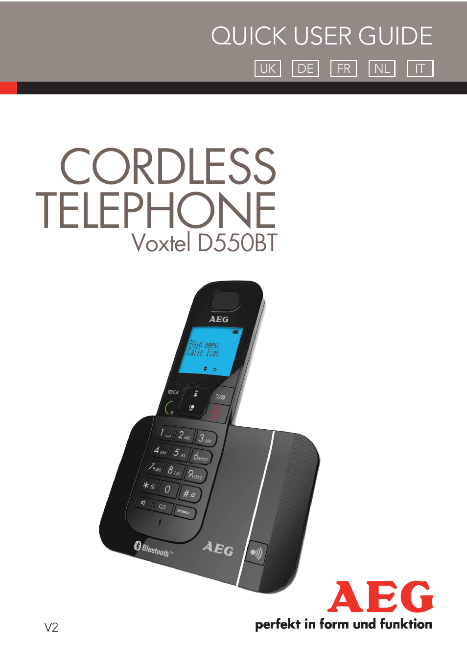 AEG Voxtel D500 - d550bt User Manual | 136 pages
