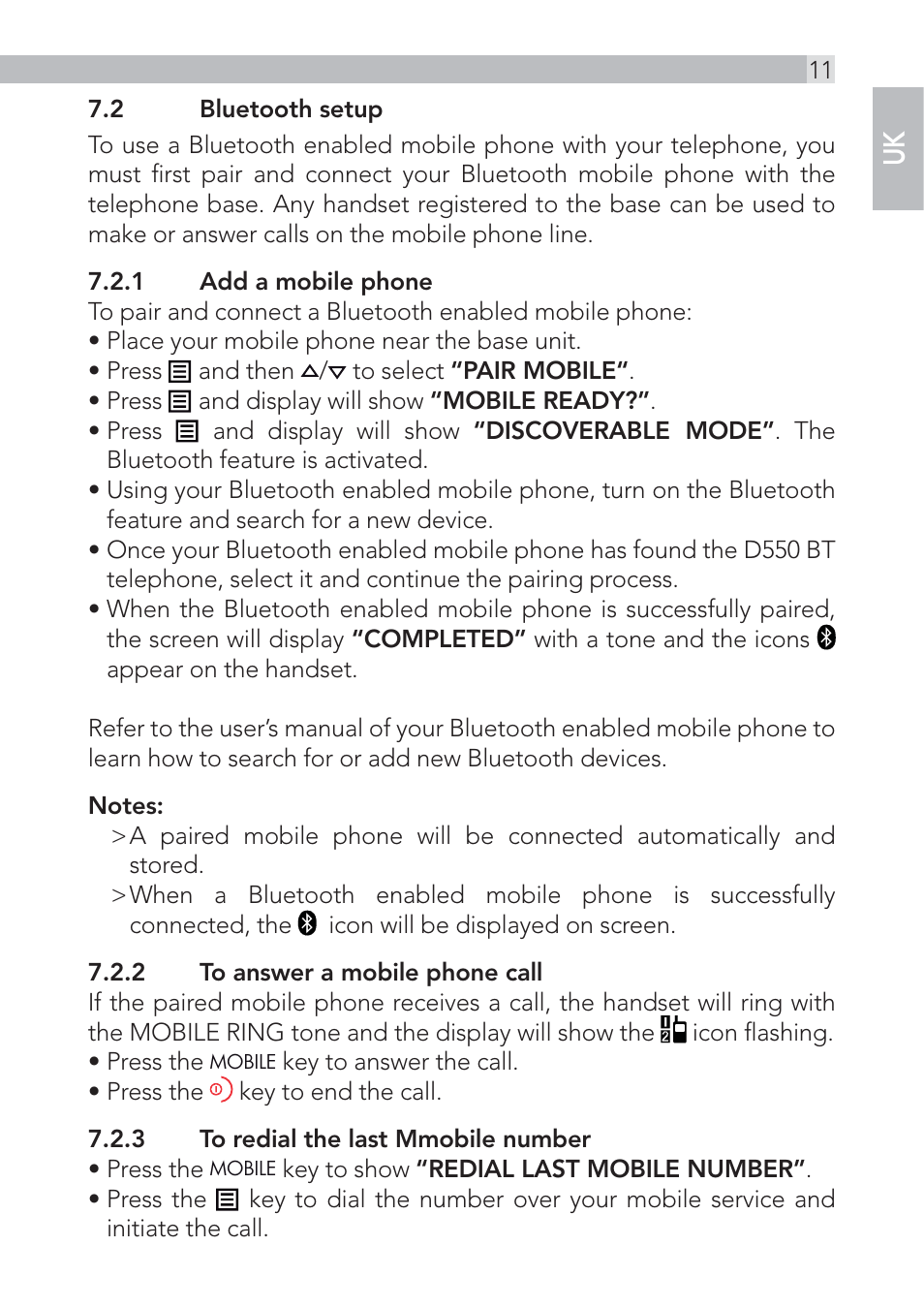 AEG Voxtel D500 - d550bt User Manual | Page 11 / 136