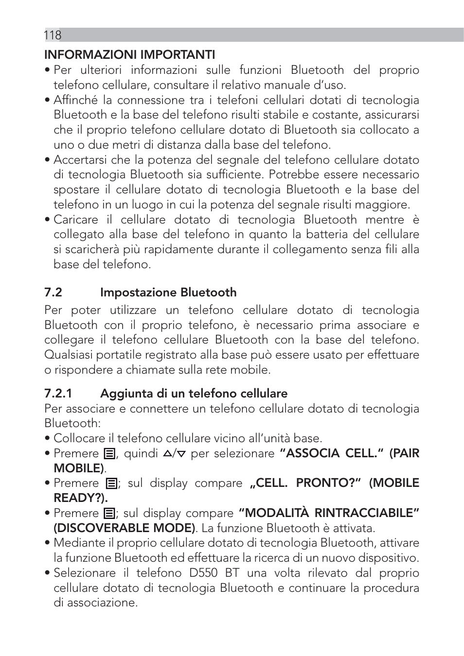 AEG Voxtel D500 - d550bt User Manual | Page 118 / 136