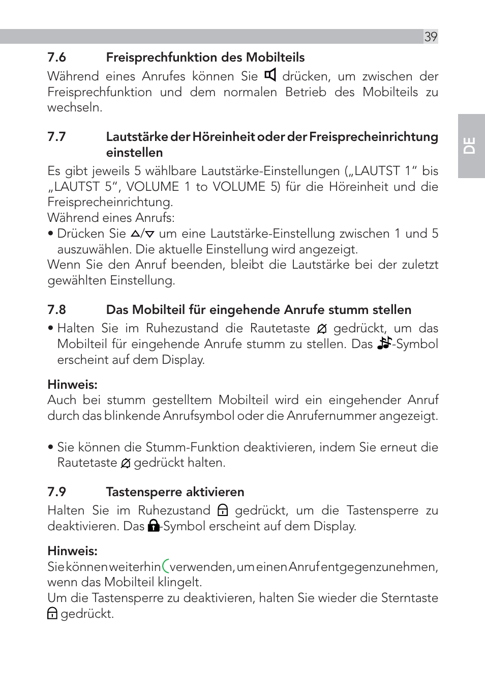 AEG Voxtel D500 - d550bt User Manual | Page 39 / 136