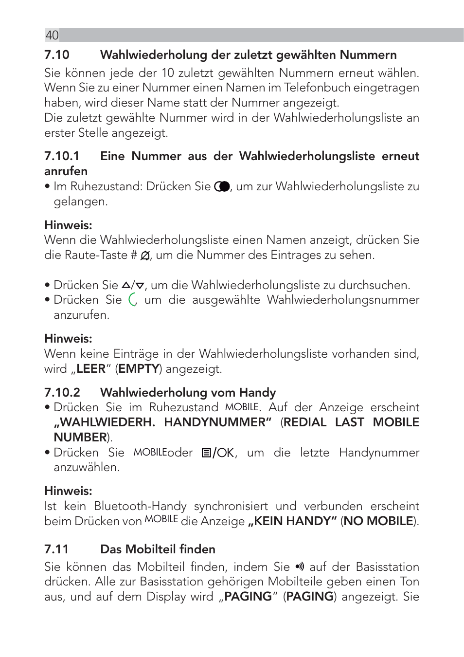 AEG Voxtel D500 - d550bt User Manual | Page 40 / 136