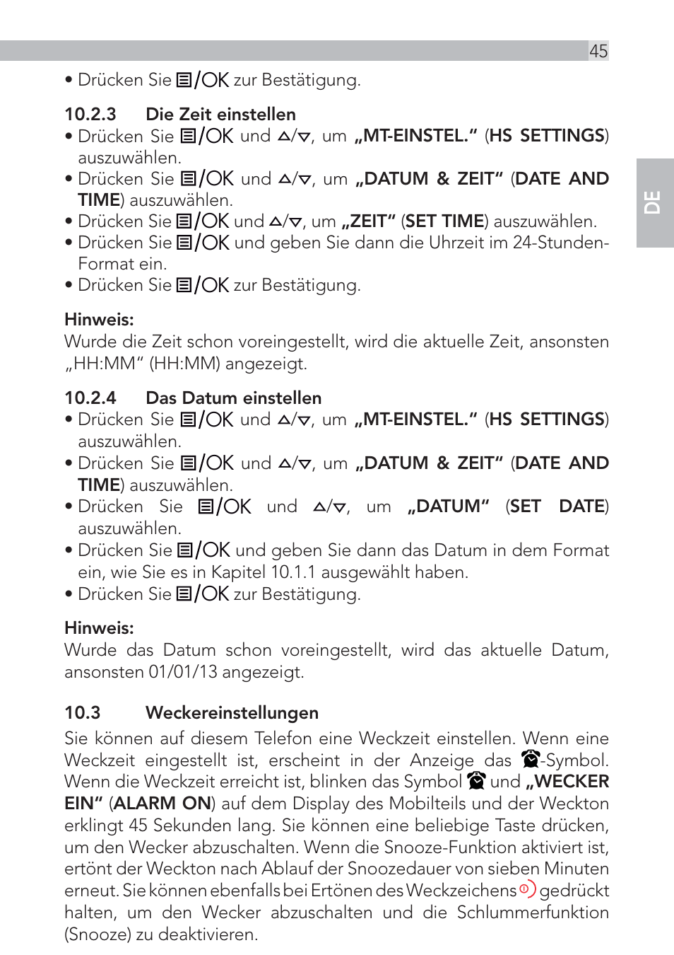 AEG Voxtel D500 - d550bt User Manual | Page 45 / 136