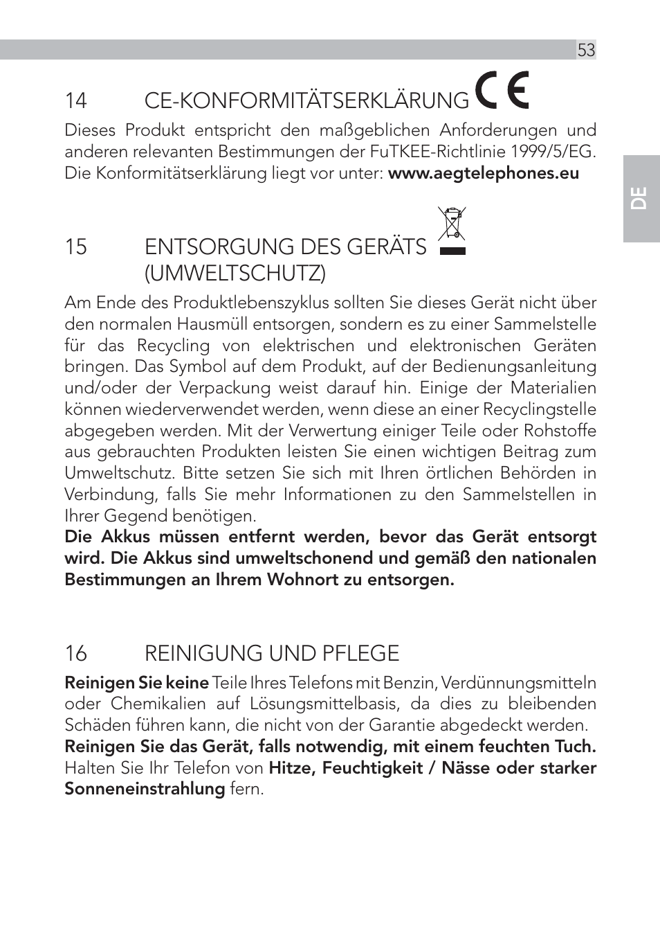 AEG Voxtel D500 - d550bt User Manual | Page 53 / 136