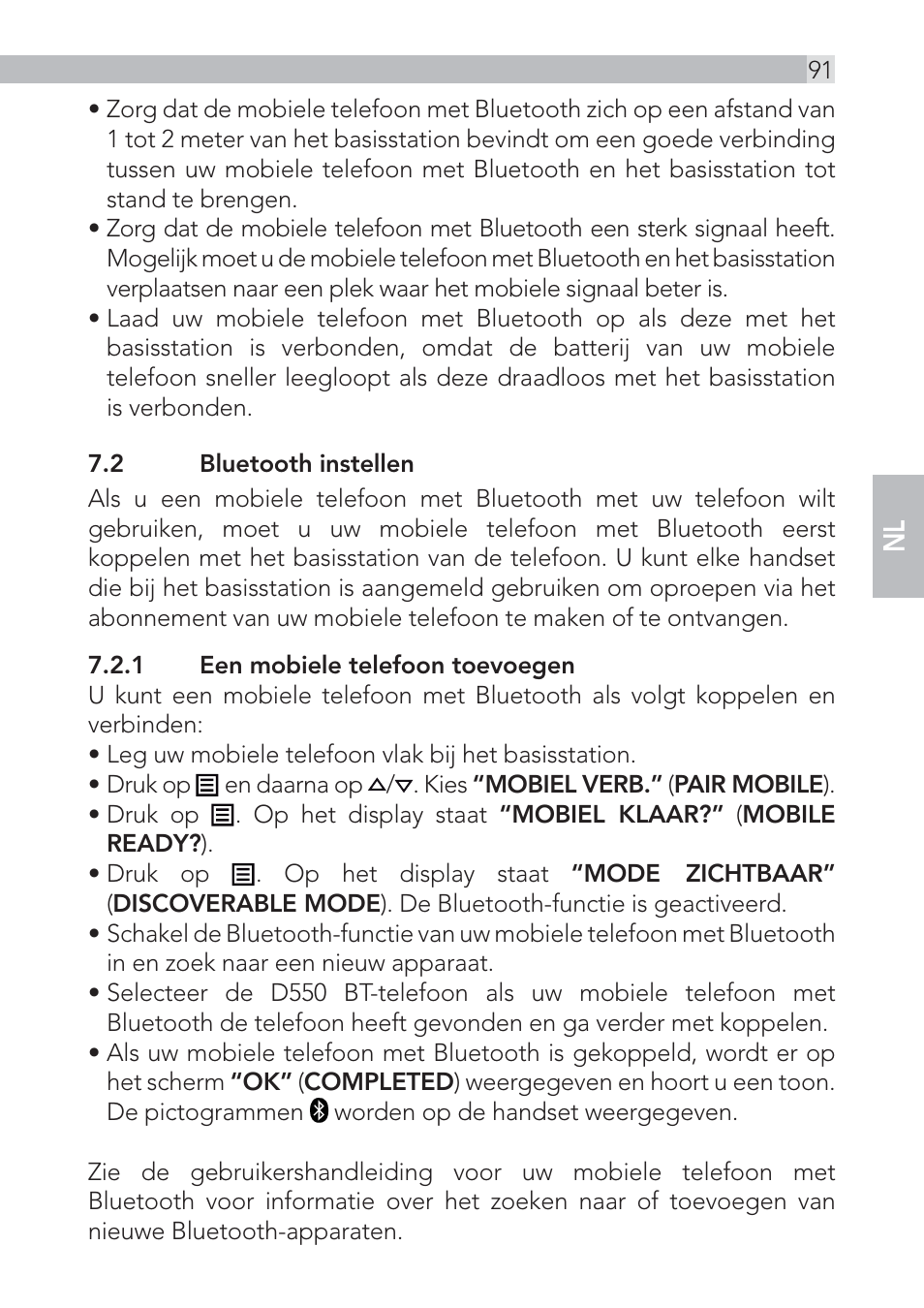 AEG Voxtel D500 - d550bt User Manual | Page 91 / 136