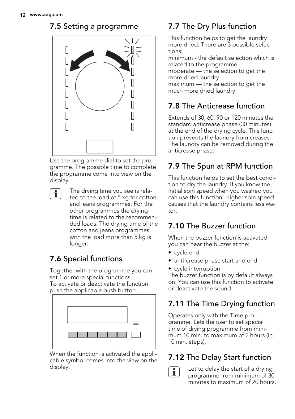 AEG T86585IH User Manual | Page 12 / 52