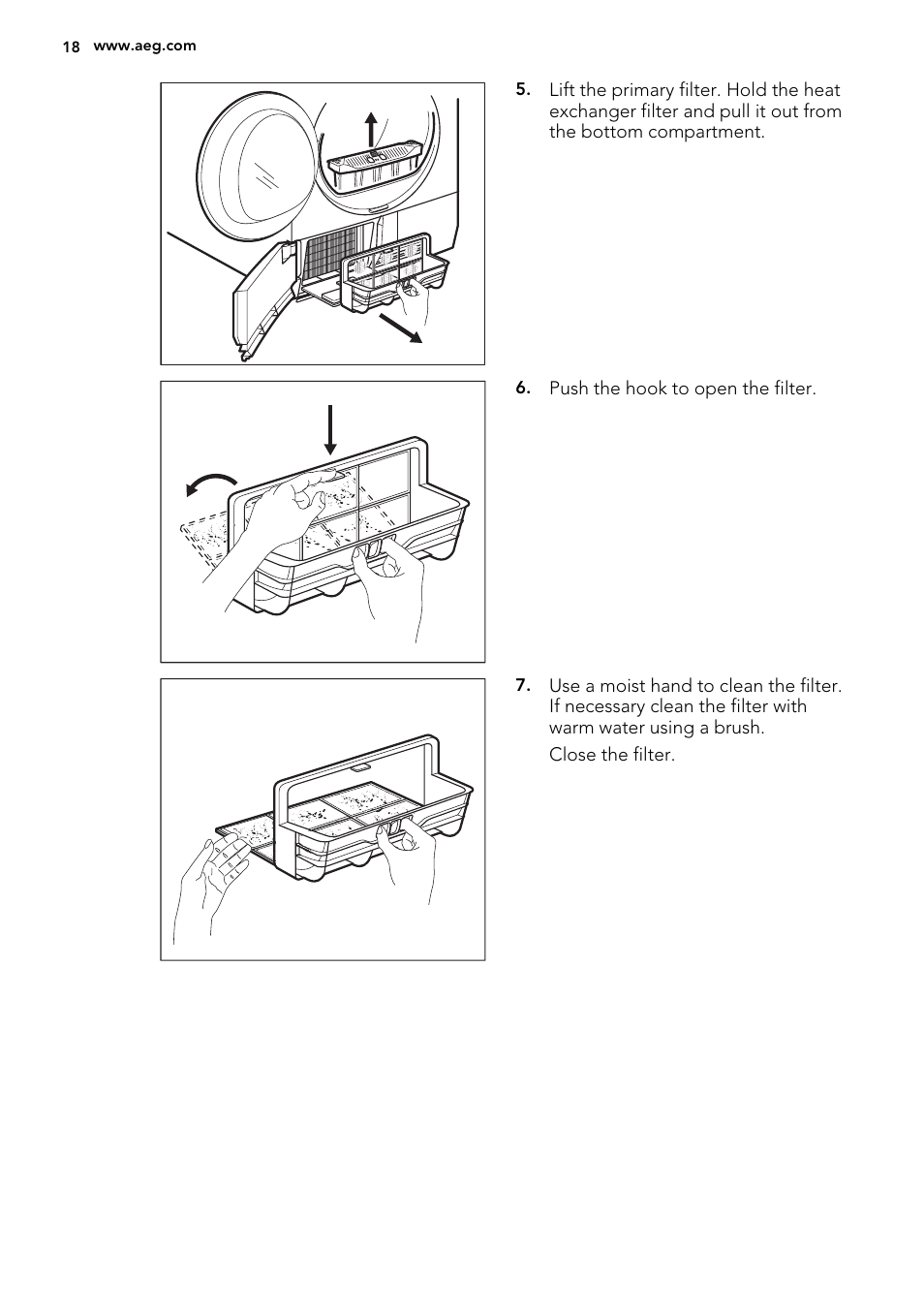 AEG T86585IH User Manual | Page 18 / 52