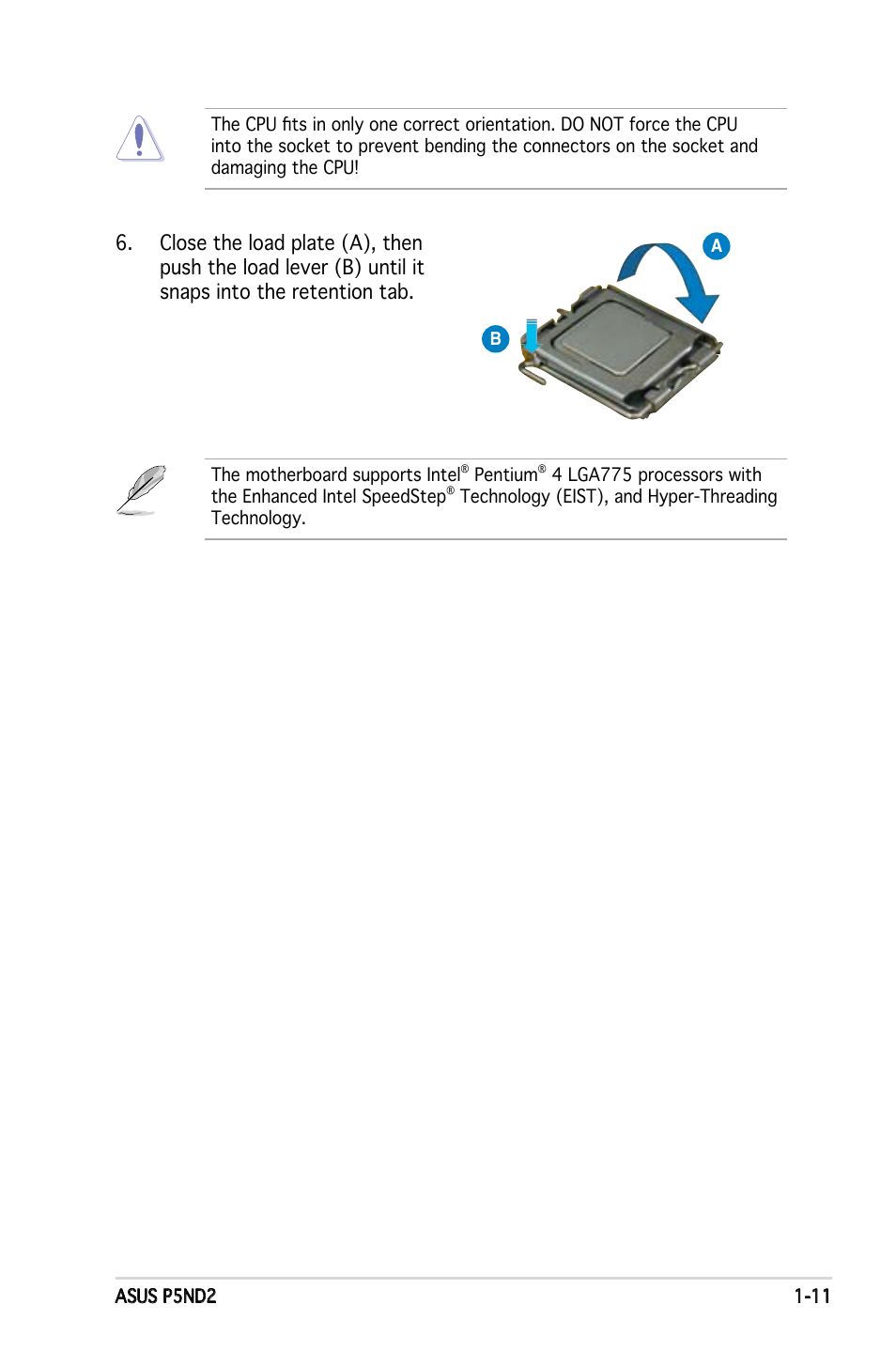 Asus Motherboard P5ND2 User Manual | Page 23 / 100