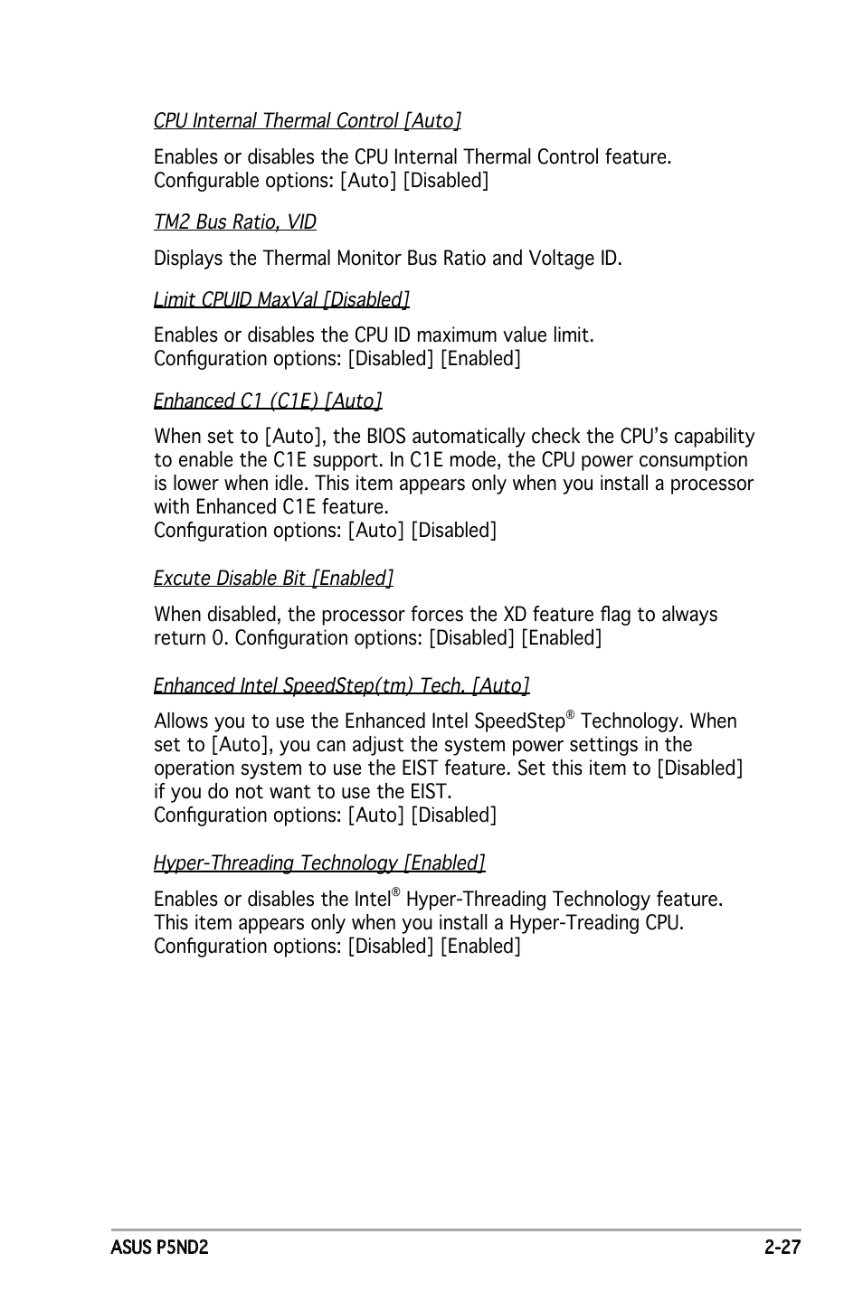 Asus Motherboard P5ND2 User Manual | Page 73 / 100