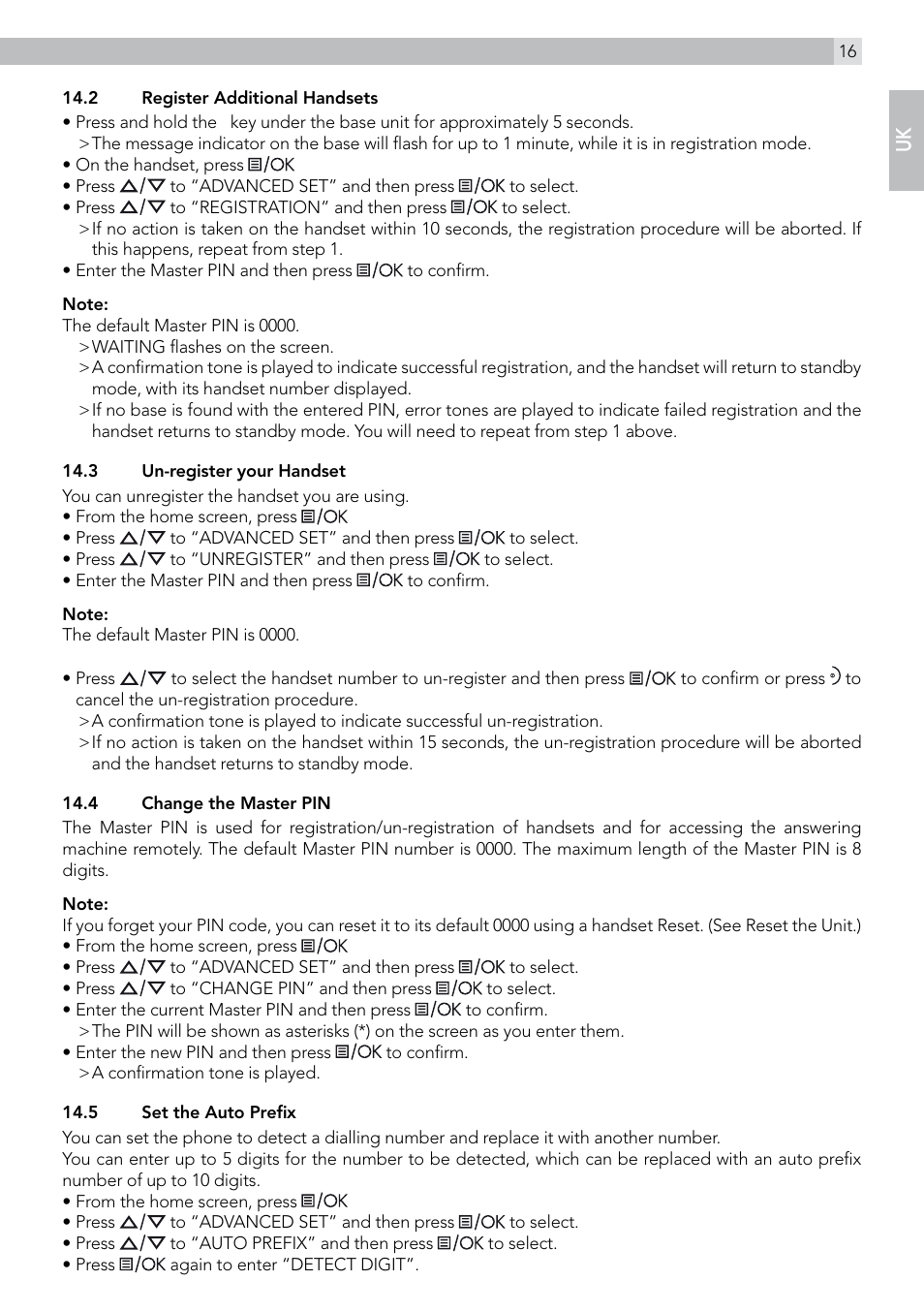 AEG Solo 15 User Manual | Page 17 / 28