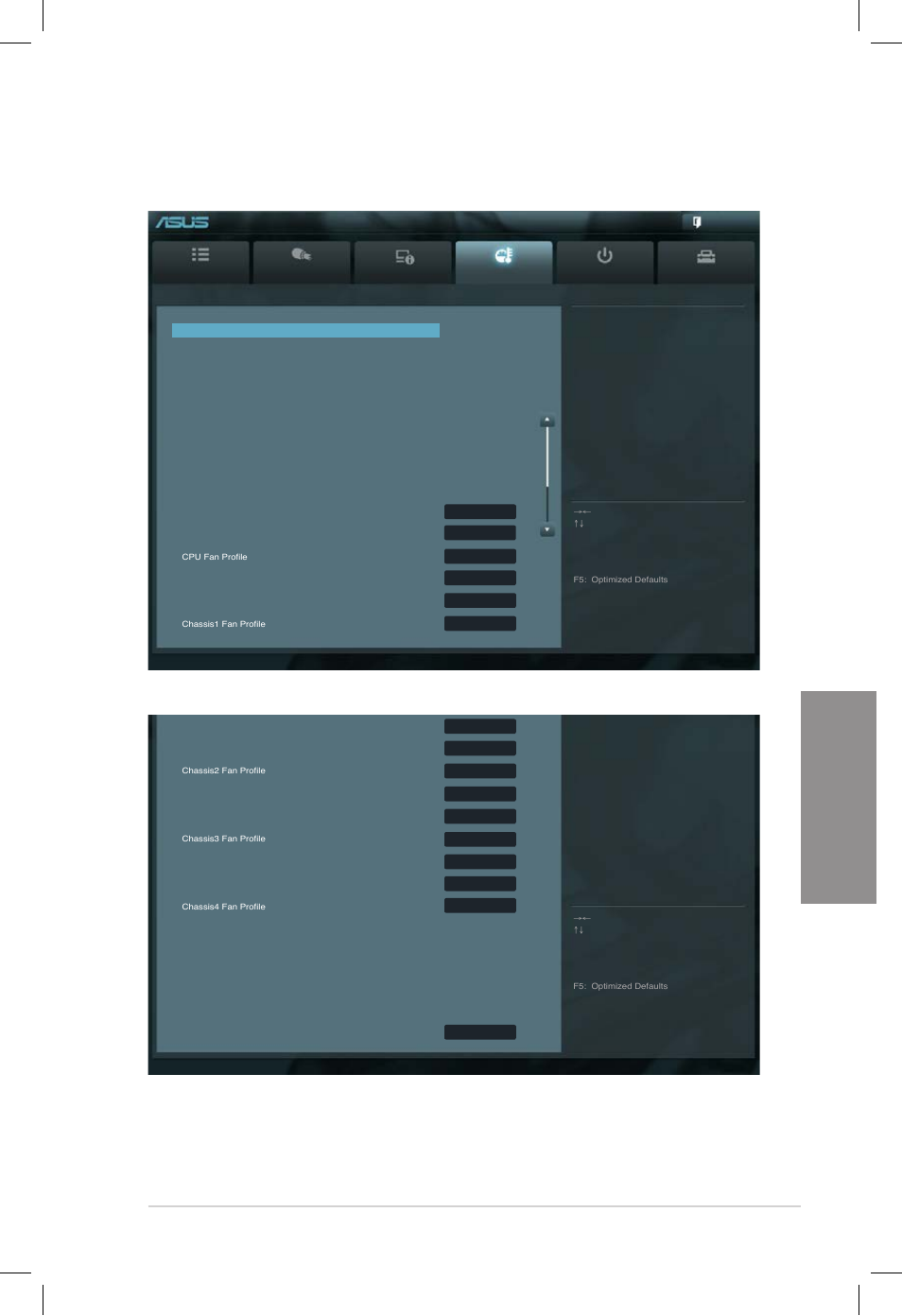 6 monitor menu, Monitor menu -31, Chapter 3 3.6 monitor menu | Asus p8z77-v deluxe, Scroll down to display the following items, Uefi bios utility - advanced mode | Asus DELUXE P8Z77-V User Manual | Page 112 / 195