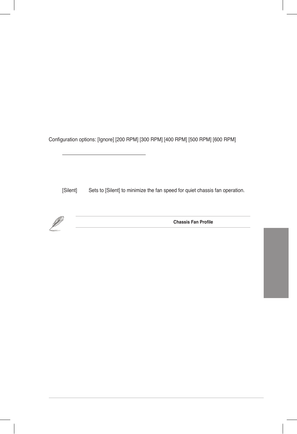 Chapter 3, Chassis q-fan control 1/4 [enabled | Asus DELUXE P8Z77-V User Manual | Page 114 / 195