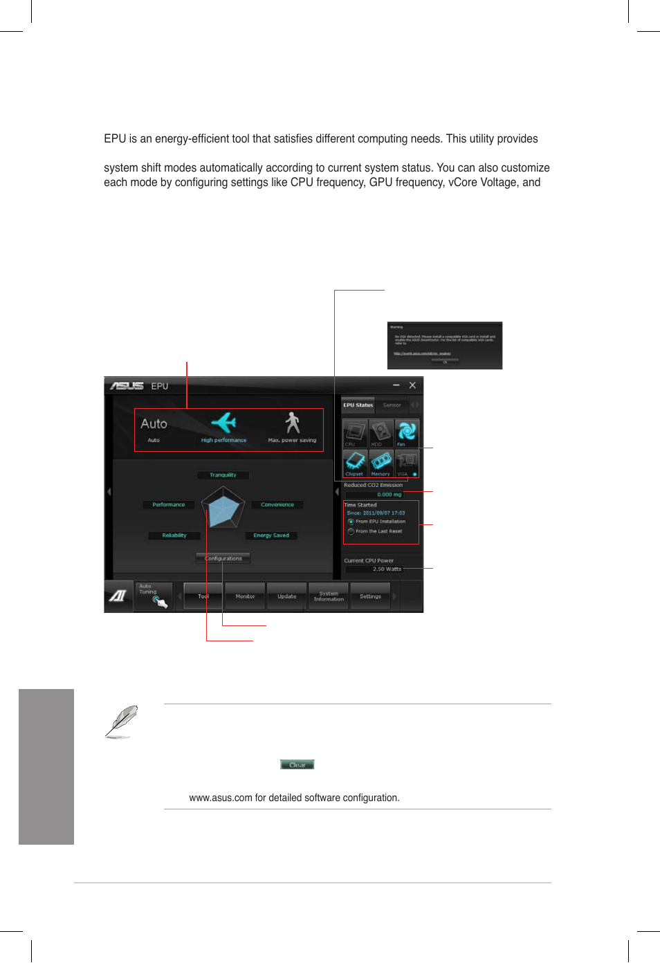 4 epu, Epu -12, Chapter 4 | Launching epu | Asus DELUXE P8Z77-V User Manual | Page 141 / 195