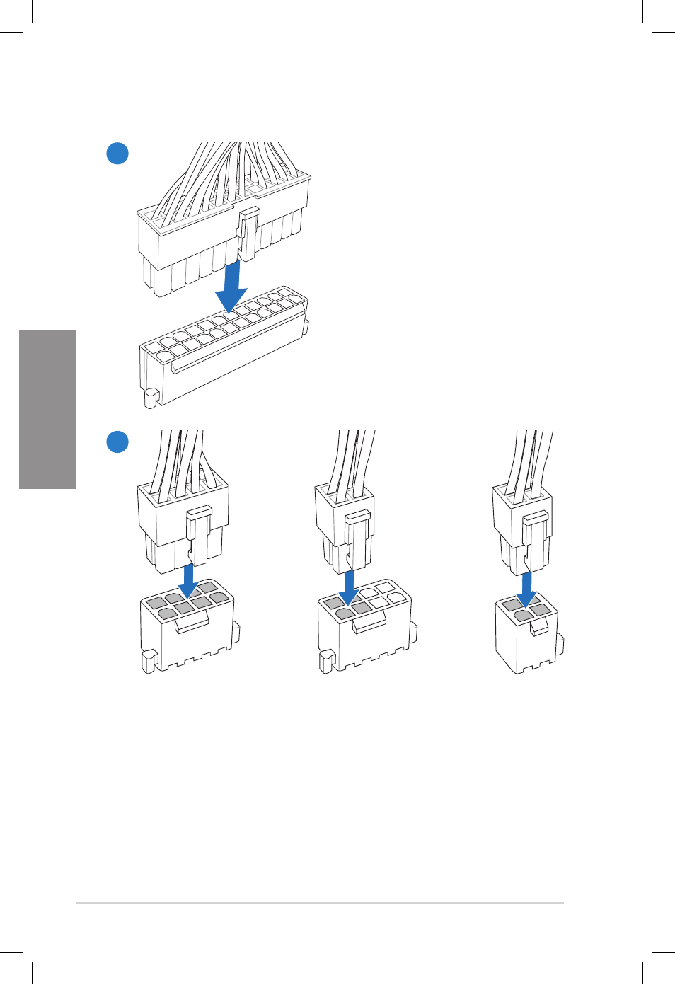 6 atx power connection, Atx power connection -44, Chapter 2 | Asus DELUXE P8Z77-V User Manual | Page 69 / 195