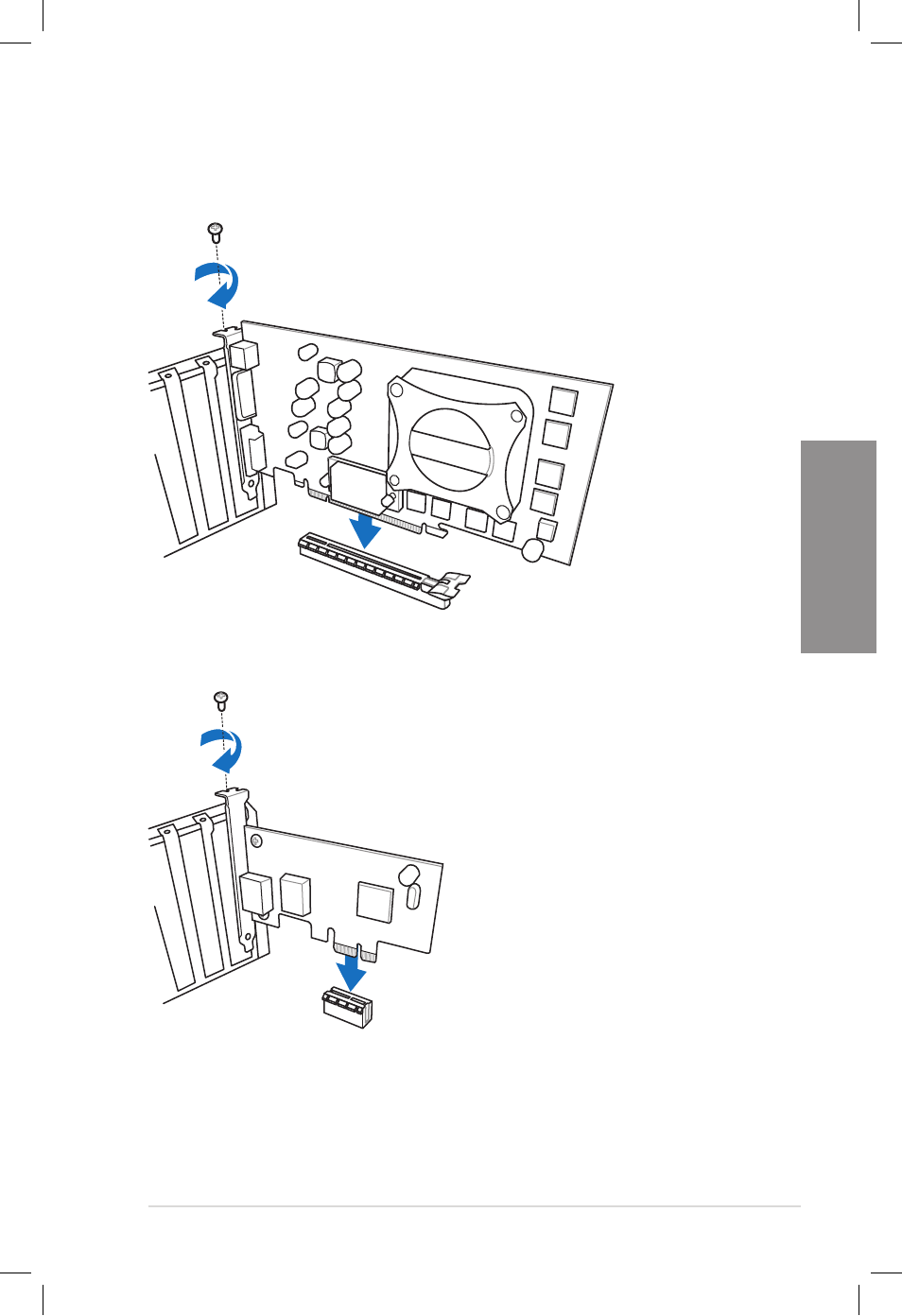 9 expansion card installation, Expansion card installation -47, Chapter 2 | Asus DELUXE P8Z77-V User Manual | Page 72 / 195