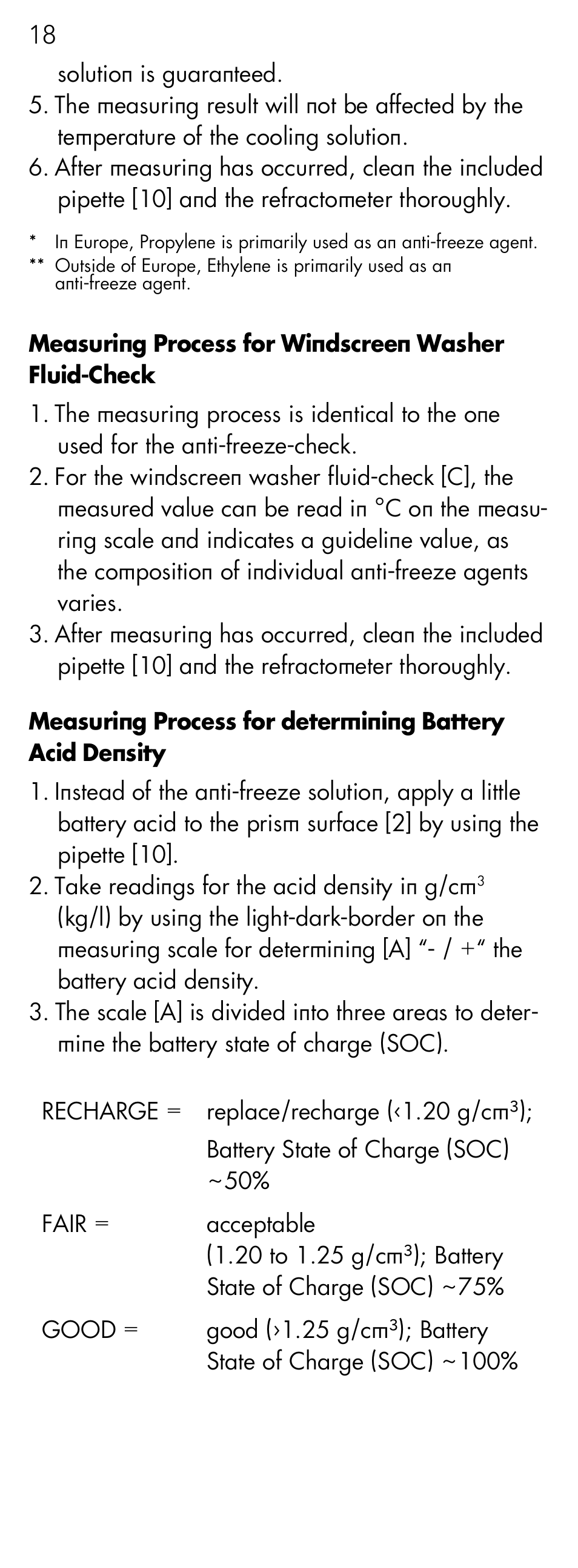 AEG Refractometer RX 3 User Manual | Page 18 / 60