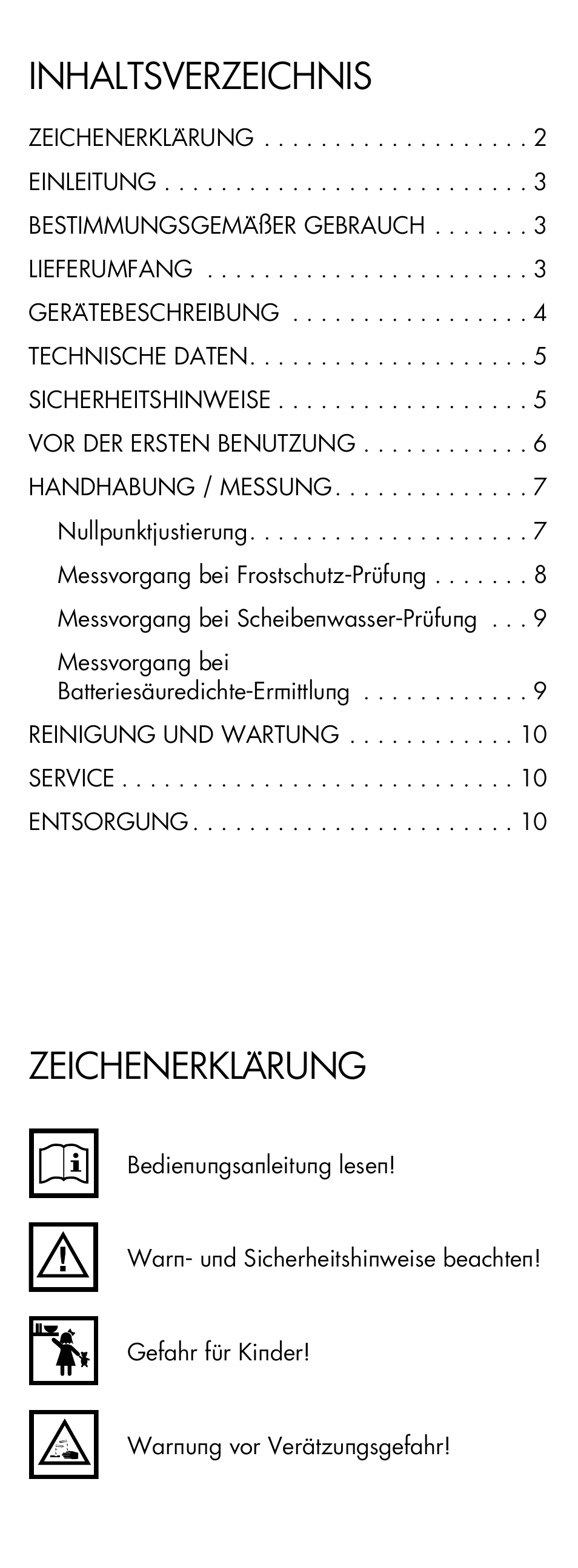 AEG Refractometer RX 3 User Manual | Page 2 / 60