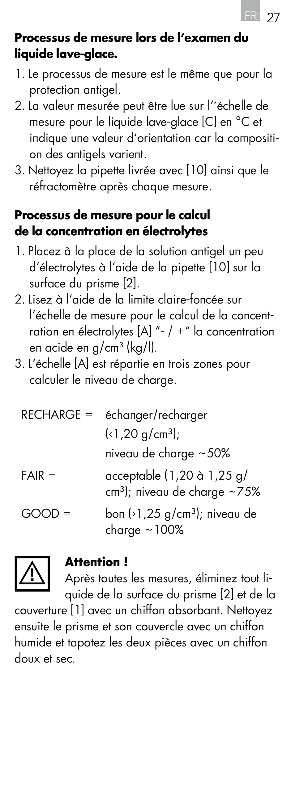 AEG Refractometer RX 3 User Manual | Page 27 / 60