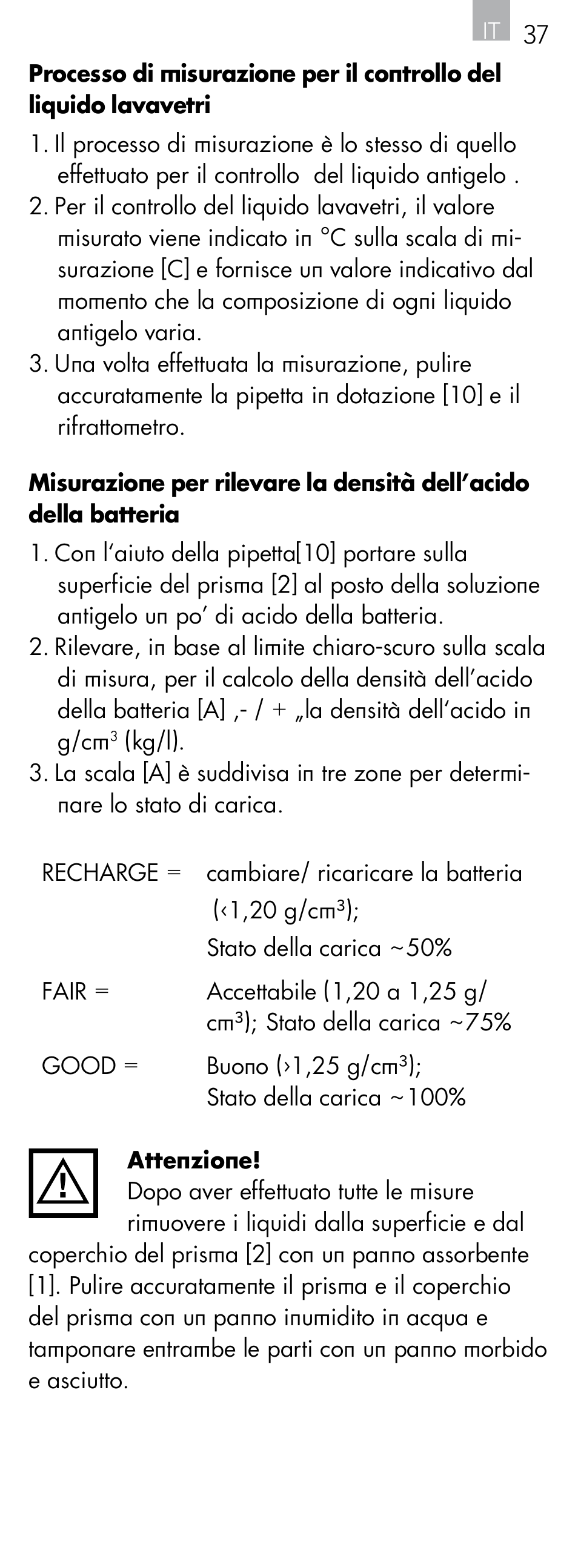 AEG Refractometer RX 3 User Manual | Page 37 / 60