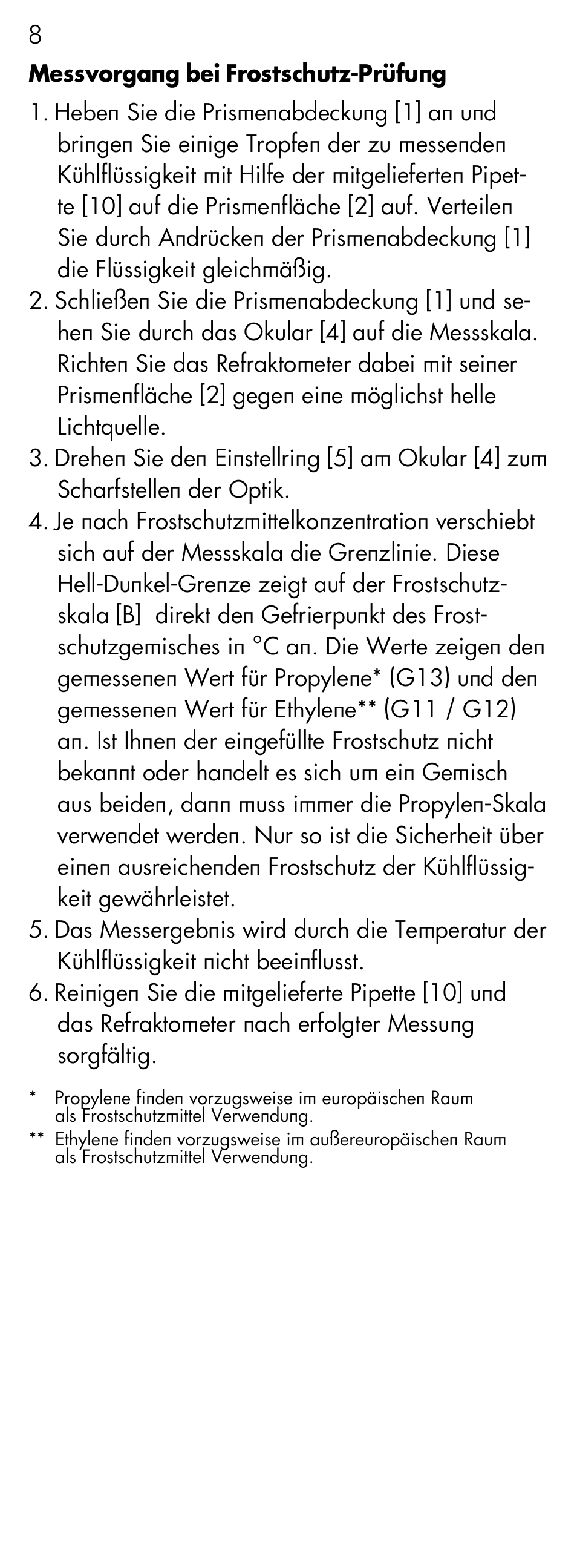AEG Refractometer RX 3 User Manual | Page 8 / 60