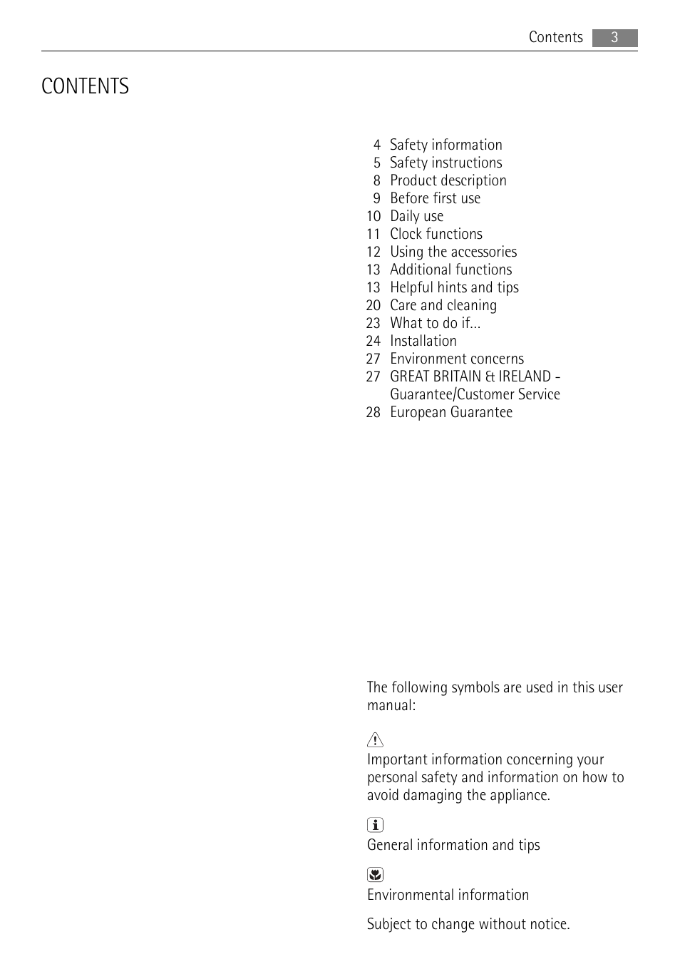 AEG BP8715001M User Manual | Page 3 / 32