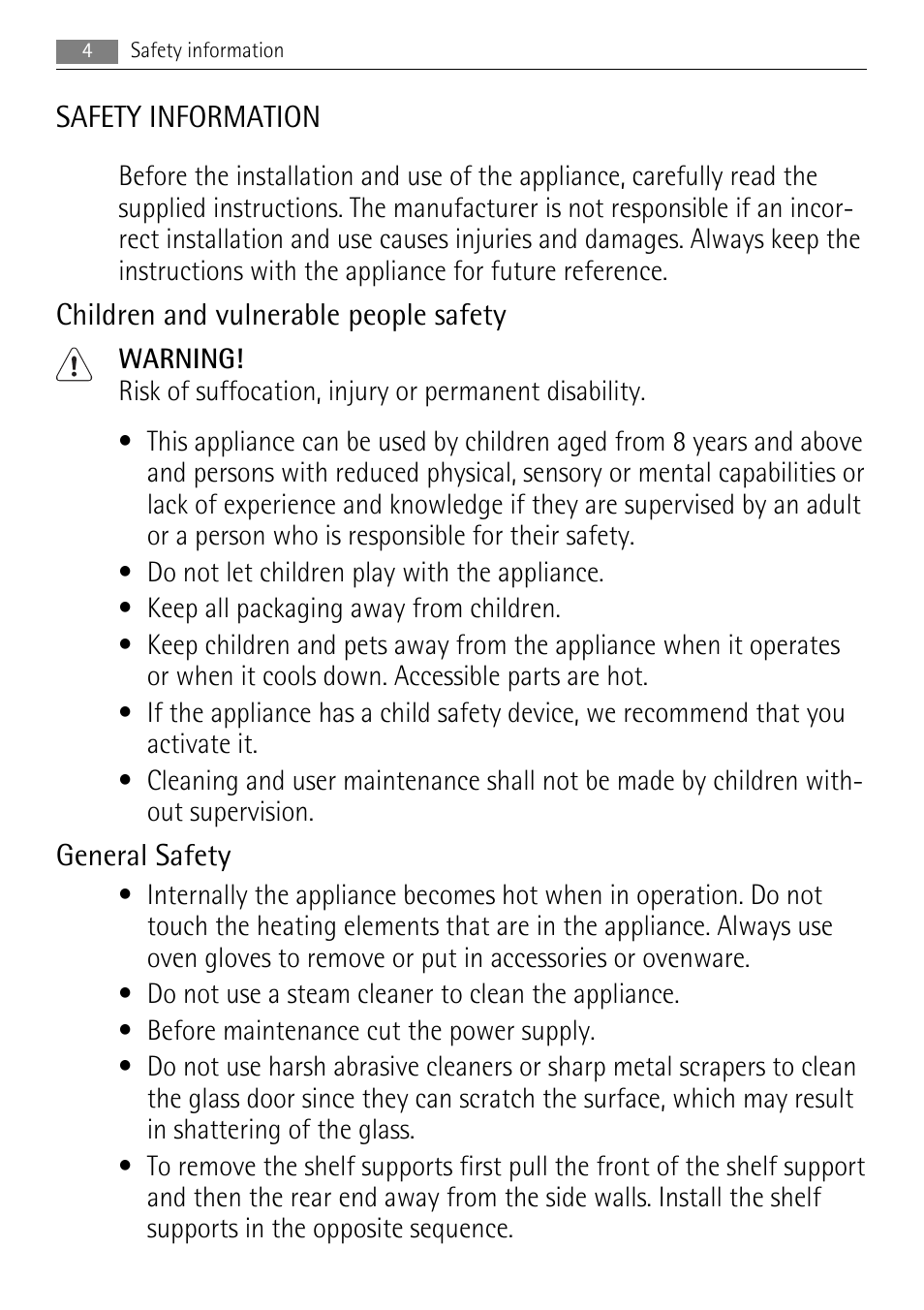 AEG BP8715001M User Manual | Page 4 / 32