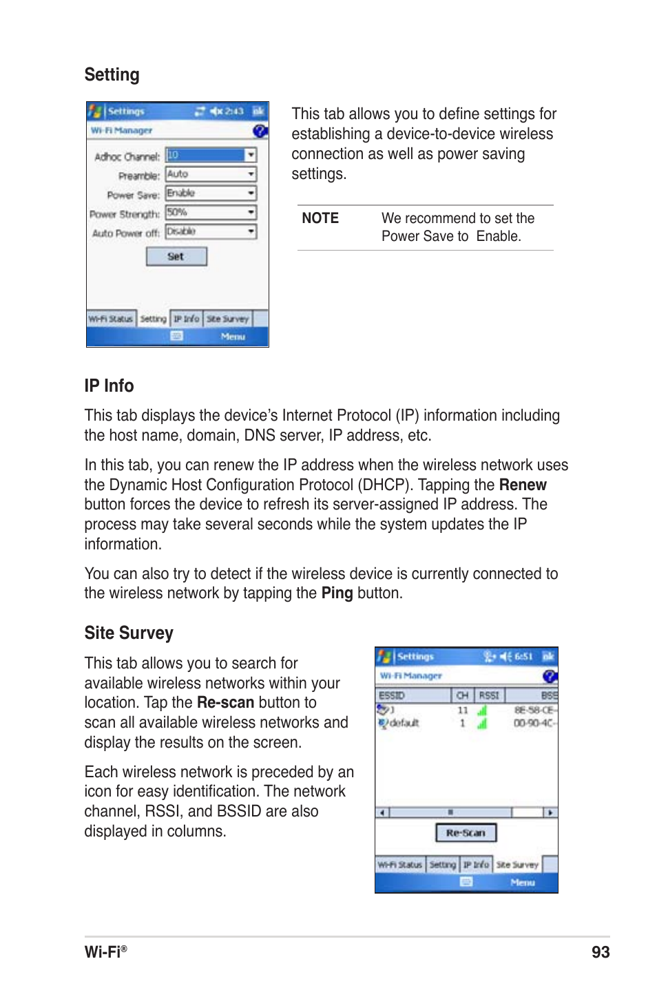 Asus MyPal A639 User Manual | Page 99 / 104