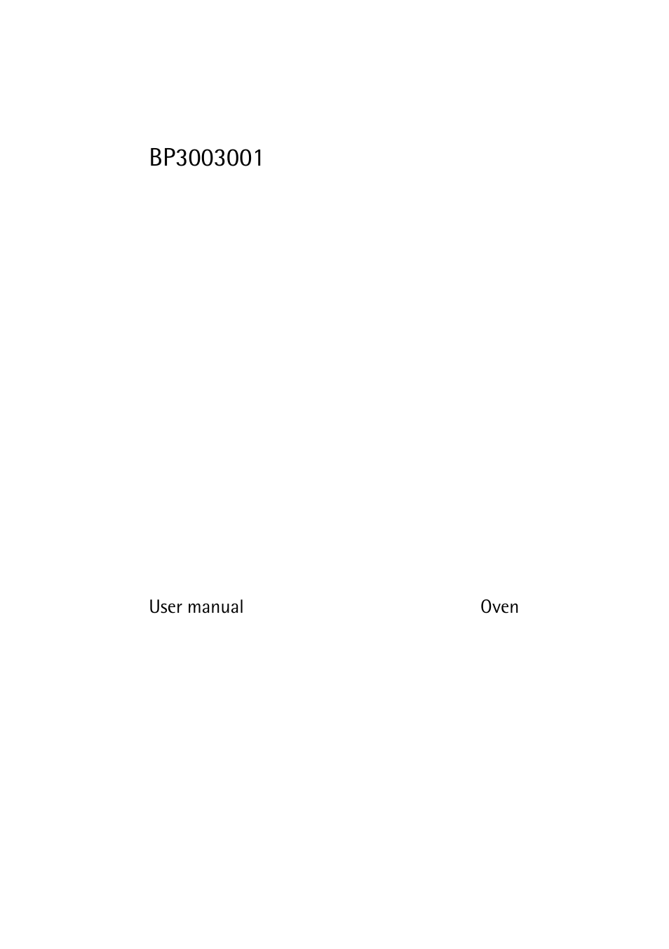 AEG BP5304001B User Manual | 32 pages