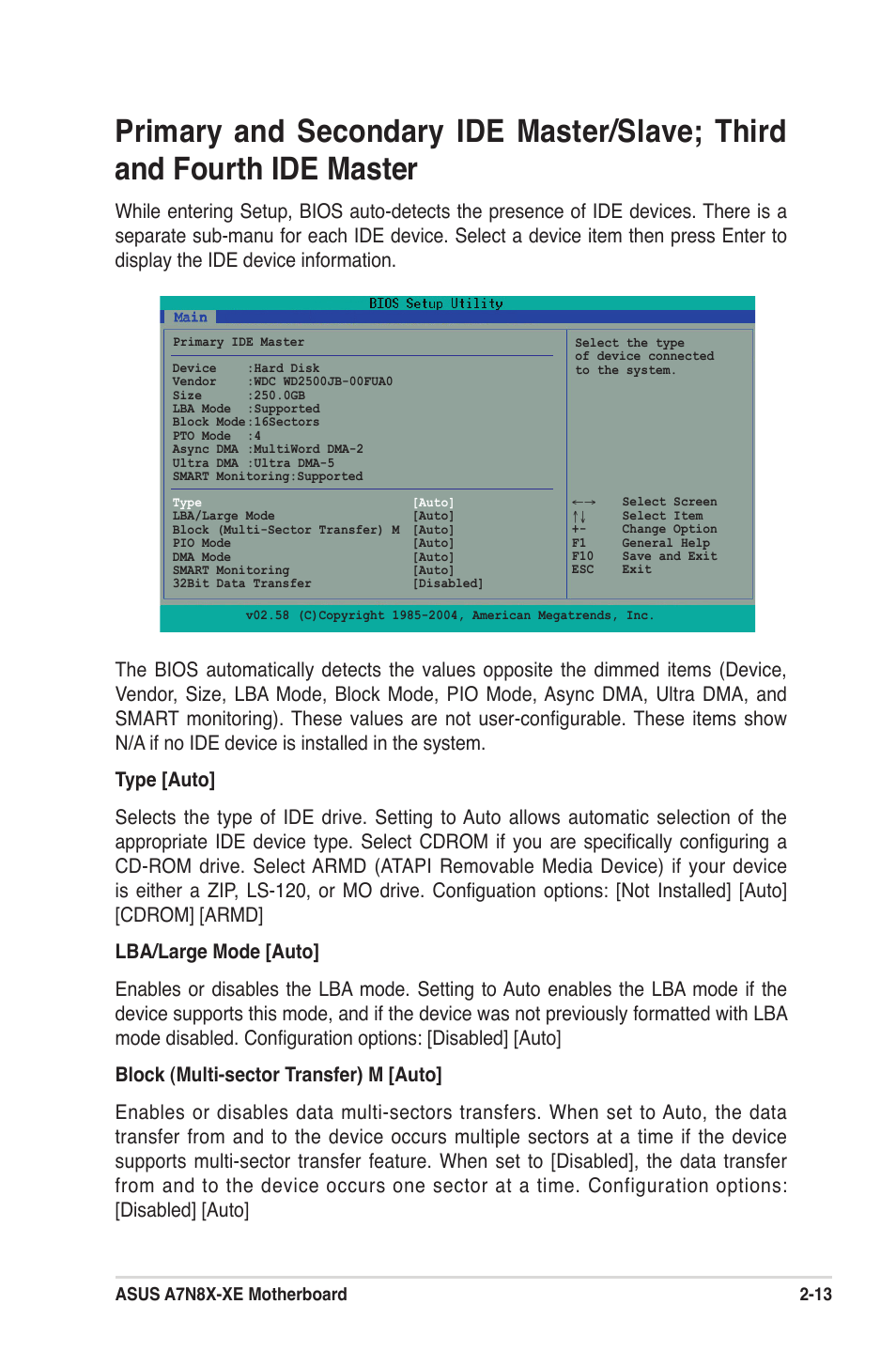 Asus A7N8X-XE User Manual | Page 45 / 67