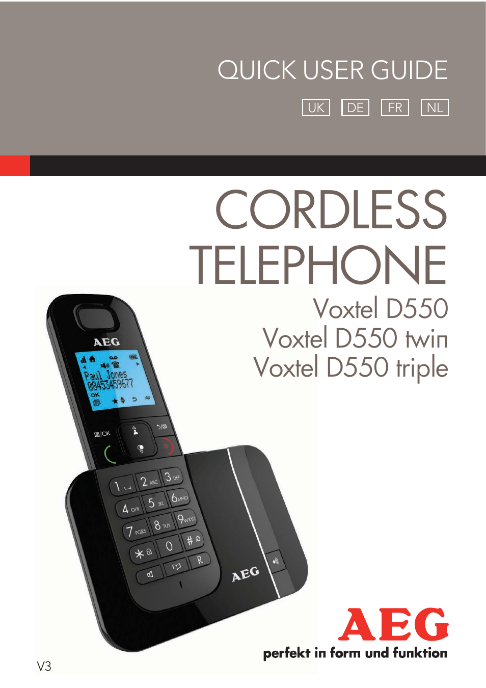 AEG Voxtel D500 - d550bt User Manual | 100 pages