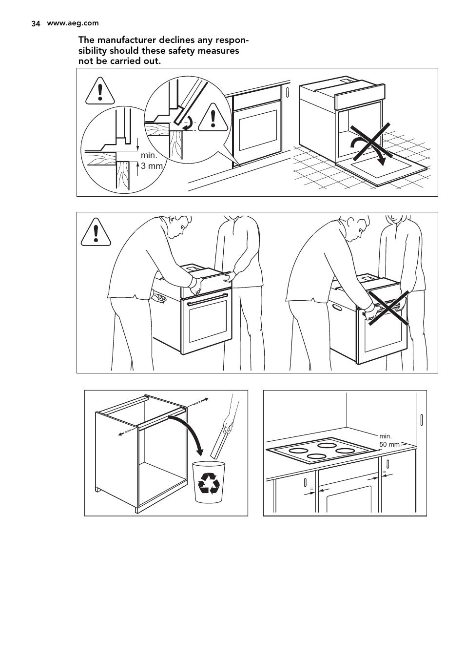 AEG BE5304001M User Manual | Page 34 / 40