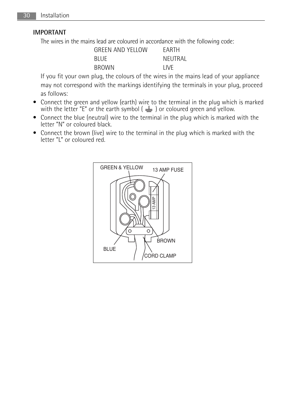 AEG MCD3885E-M User Manual | Page 30 / 36