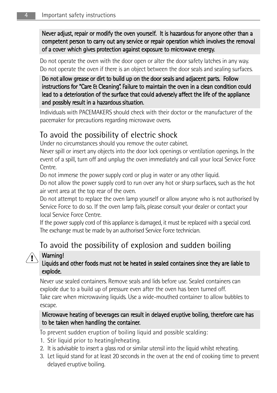 AEG MCD3885E-M User Manual | Page 4 / 36