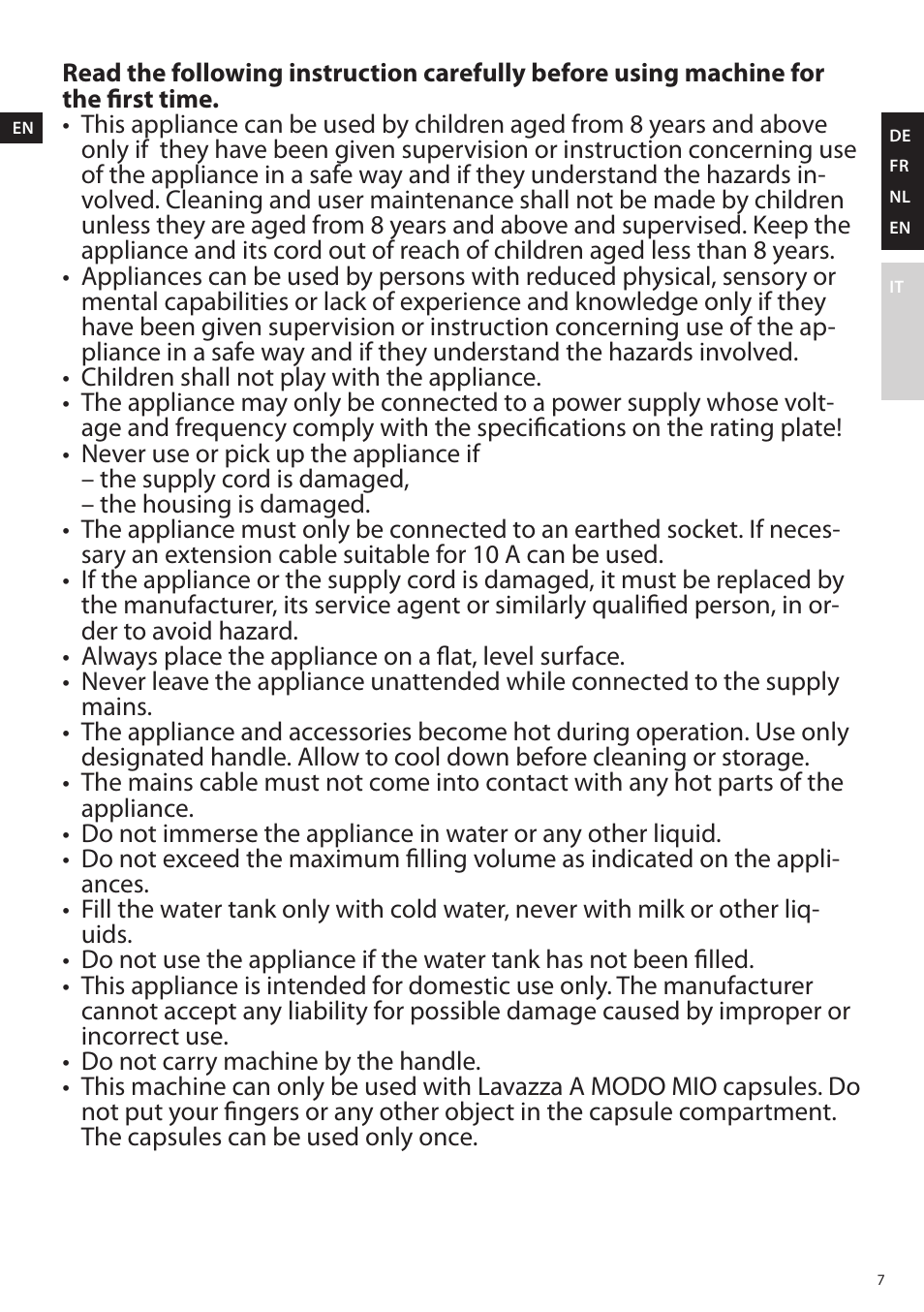 AEG LM5100-U User Manual | Page 7 / 24